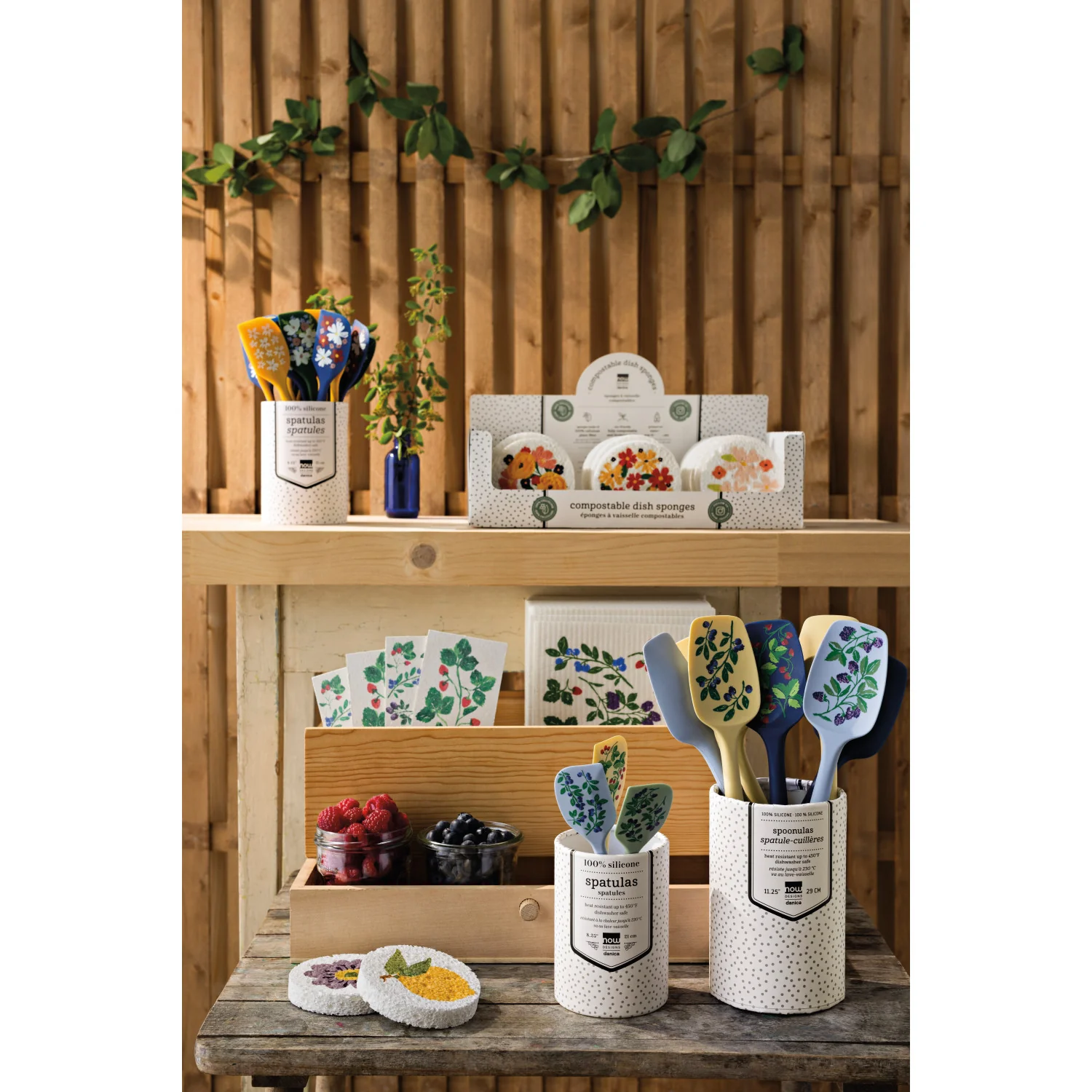 Pop Up Sponges Set/4 - Berry Bramble - Image 3