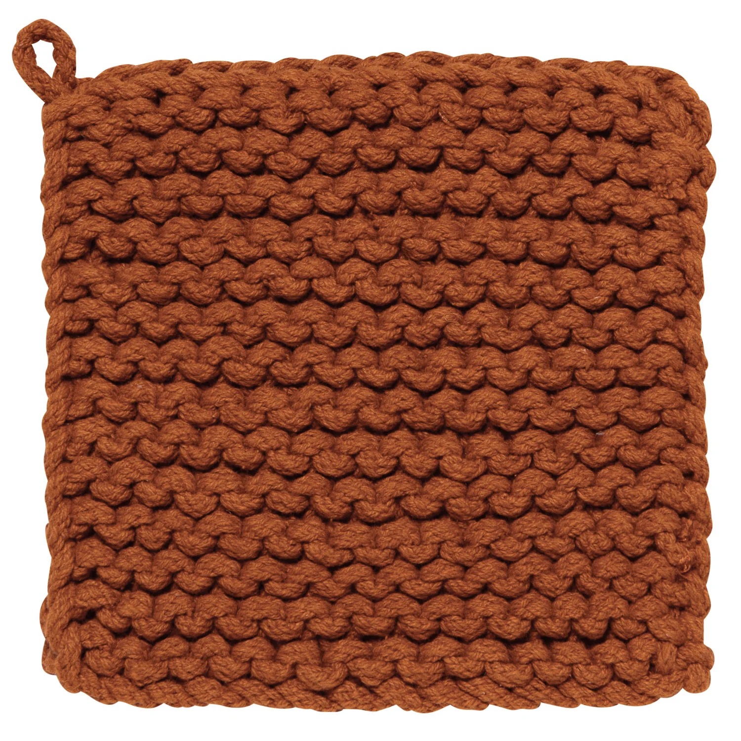 Pot Holder - Knit - Cinnamon Stick