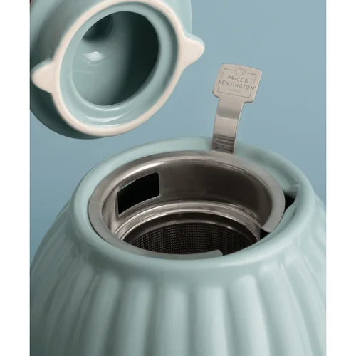 PRICE & KENSINGTON LUXE Teapot 6cup Duckegg - Image 3
