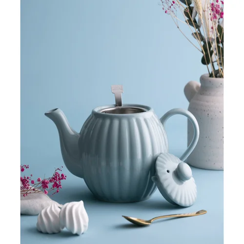 PRICE & KENSINGTON LUXE Teapot 6cup Duckegg - Image 4