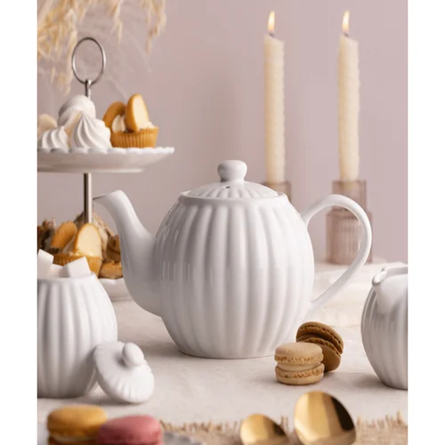 PRICE & KENSINGTON LUXE Teapot 6cup White - Image 2