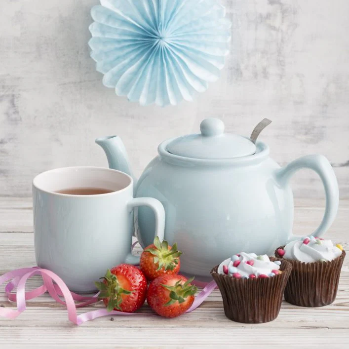 PRICE & KENSINGTON PASTEL Teapot 6cup Blue - Image 2
