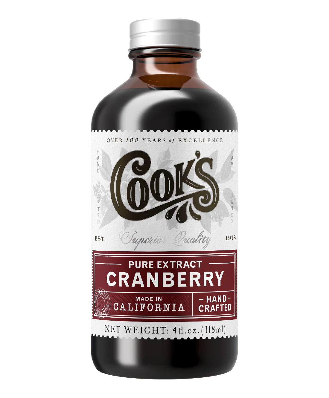 Pure Cranberry Extract - 118ml/4oz