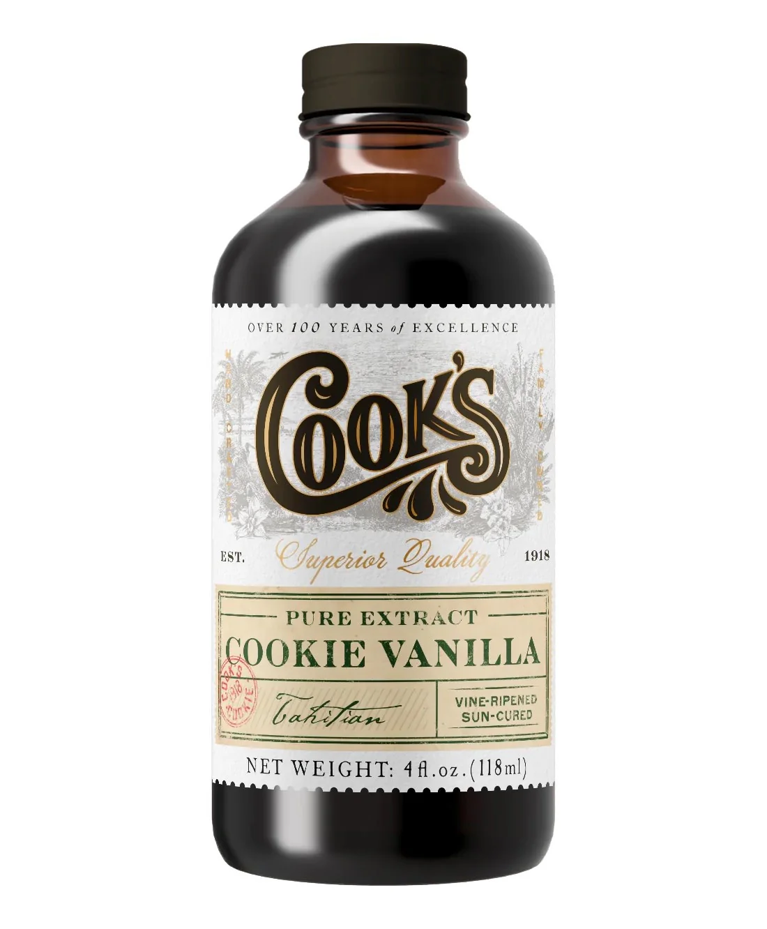 Pure Tahitian Blend Cookie Vanilla - 473ml/16oz