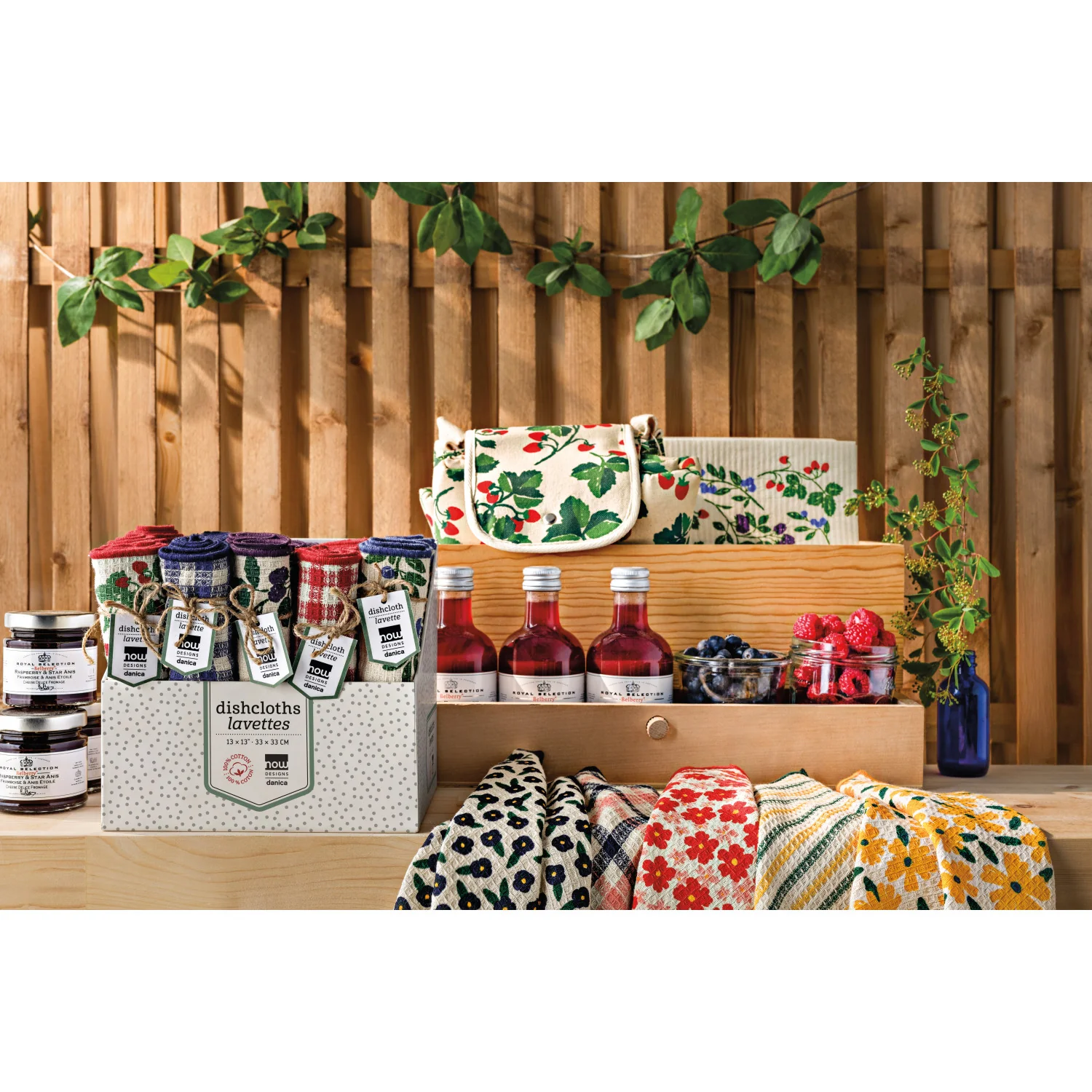 Berry Bramble Dishcloth - Assorted - Image 2