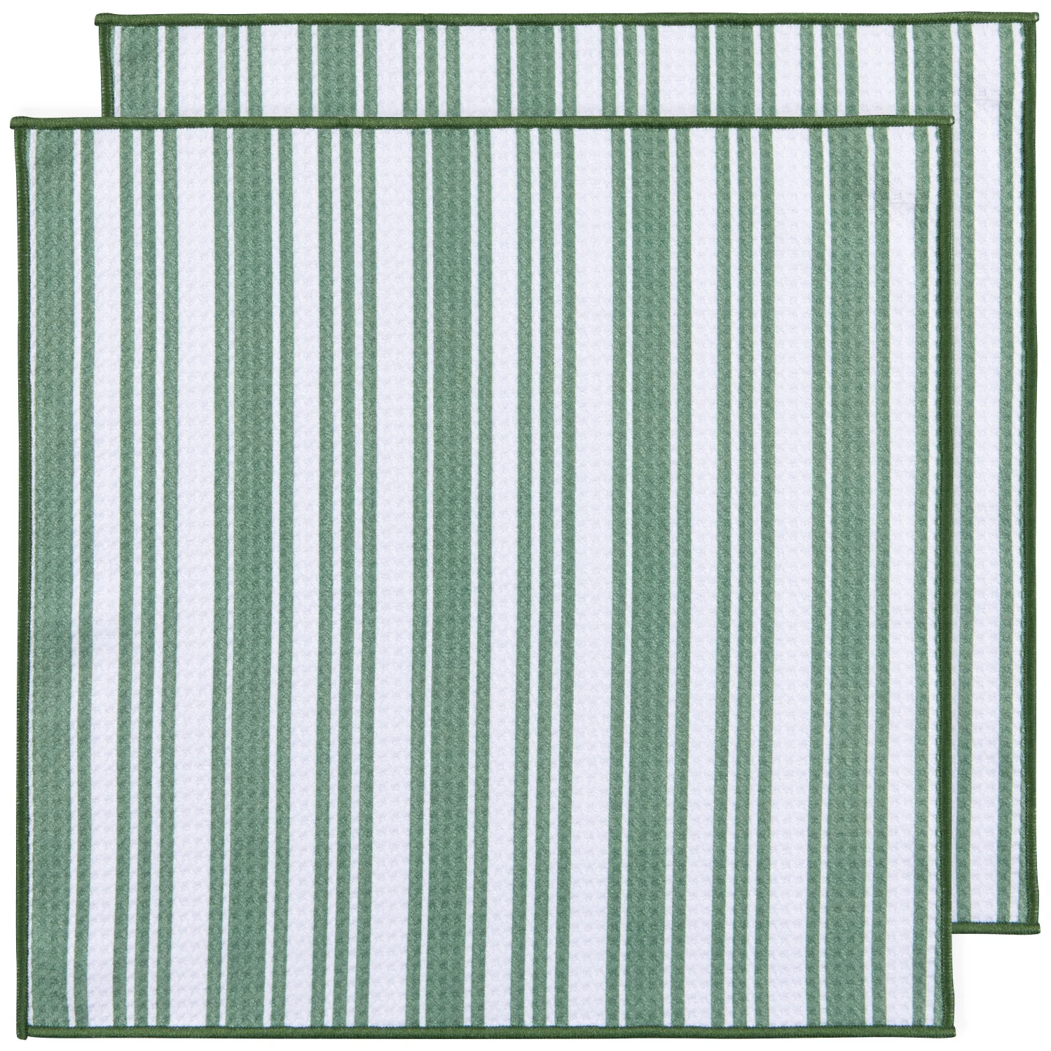 Recycled Microfibre Dishcloth S/2 - Elm Green