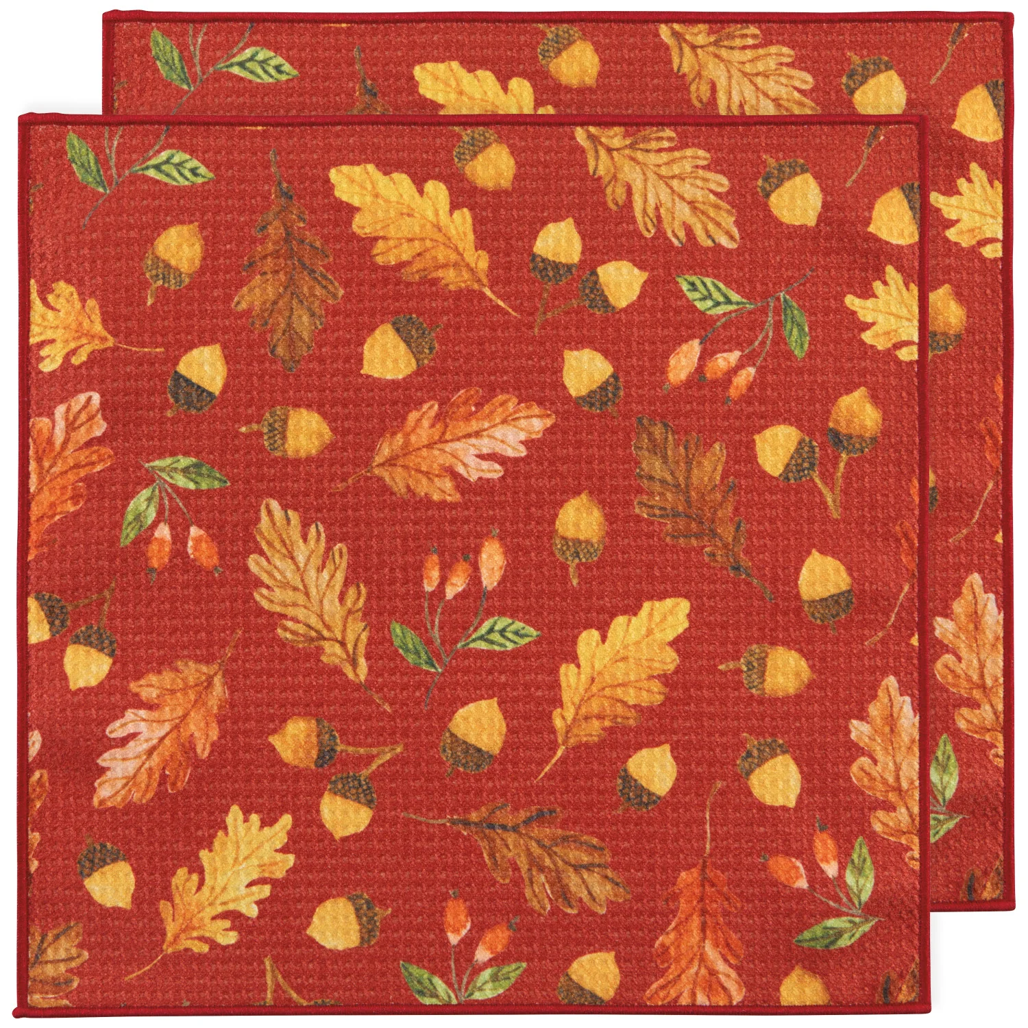 Recycled Microfibre Dishcloth S/2 - Oak and Acorn