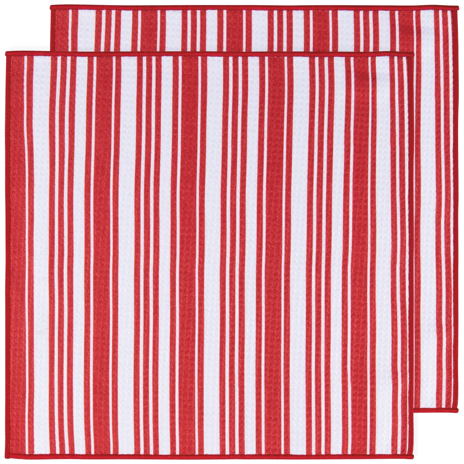 Recycled Microfibre Dishcloth S/2 - Red