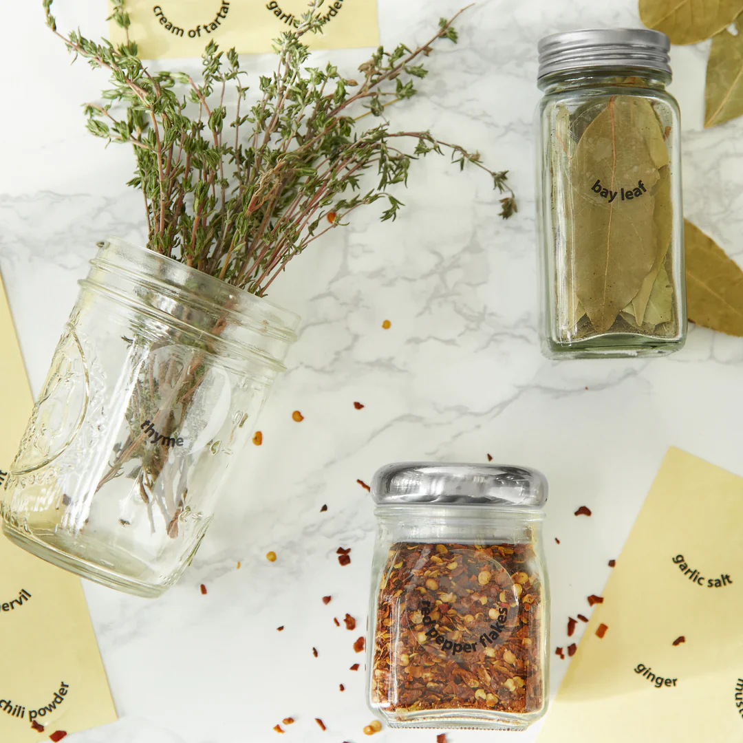 Round Spice Labels S/50 - curved preprinted - Image 7