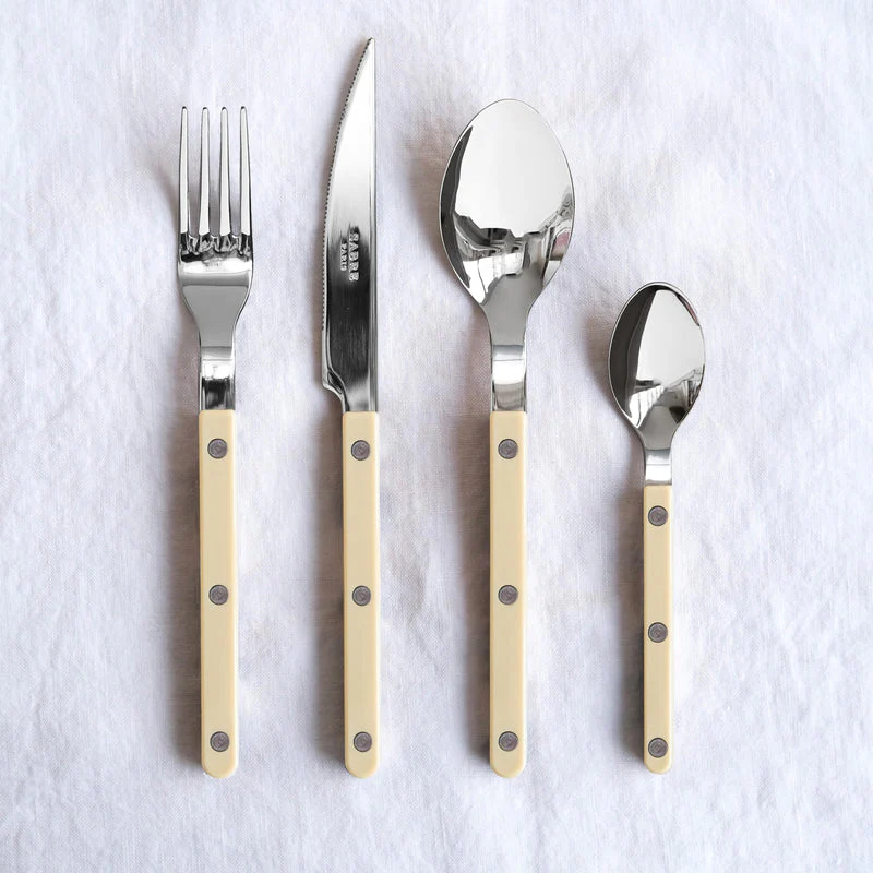 Sabre Bistrot Solid 5pc Place Setting - Ivory - Image 3