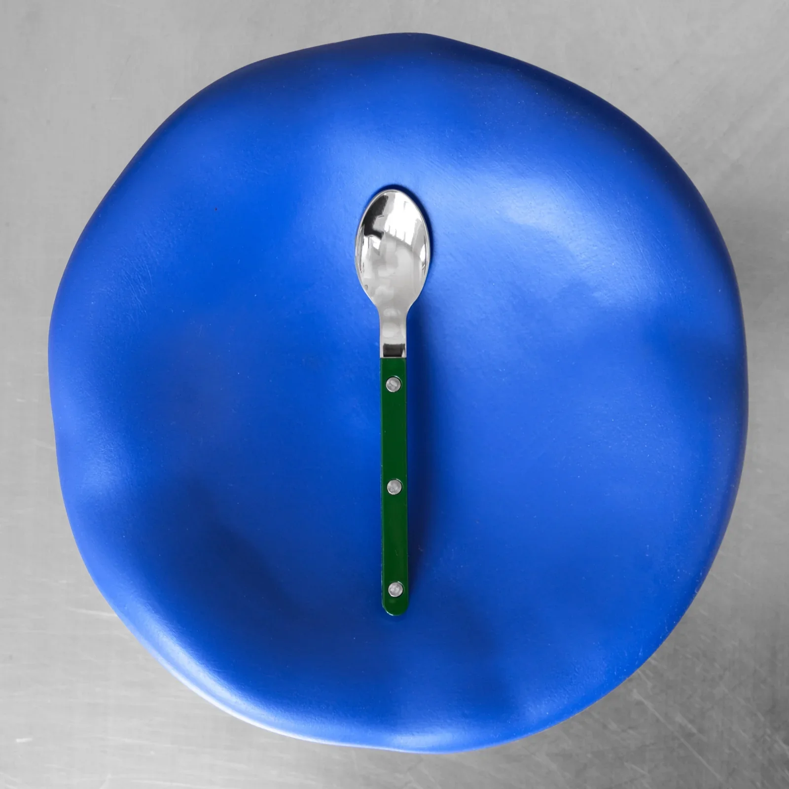 Sabre Bistrot Solid Shiny Espresso Spoon - Green - Image 2