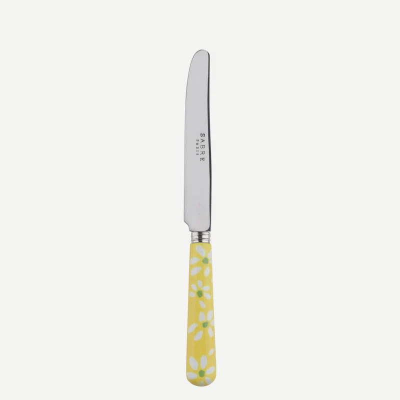 Sabre Marguerite Daisy Breakfast Knife - Yellow