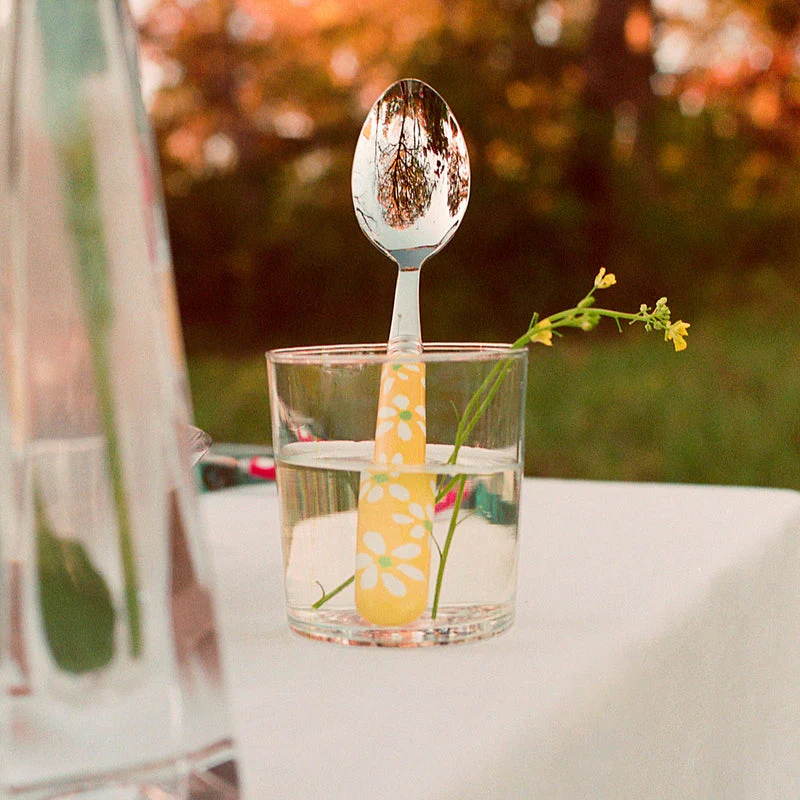 Sabre Marguerite Daisy Tea Spoon - Yellow - Image 5