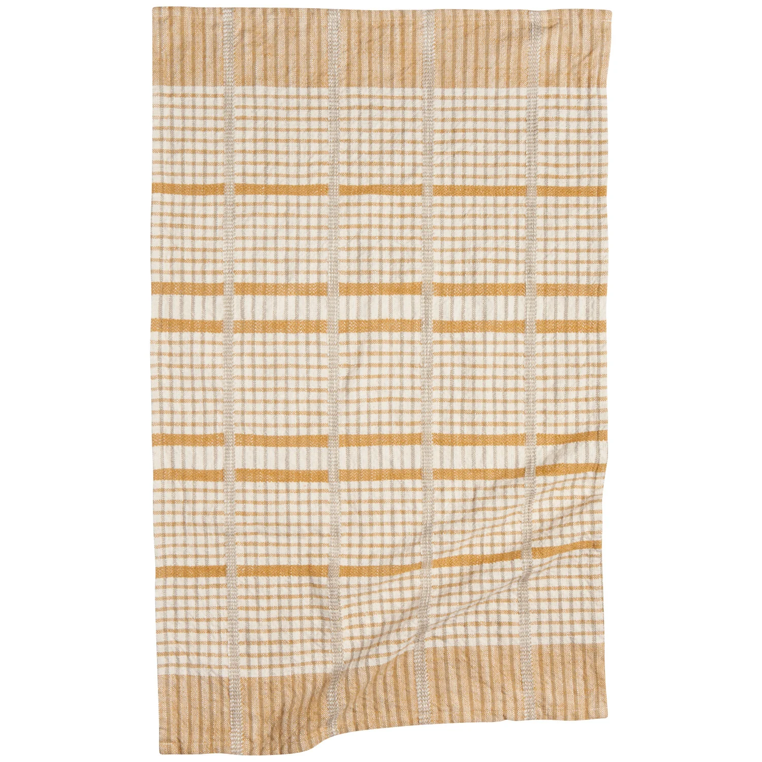 Saffron Finley Check Dishtowels Set of 2 - Image 4