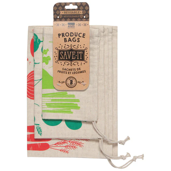 Save-it Produce Bags set/3 - Veggies - Image 6