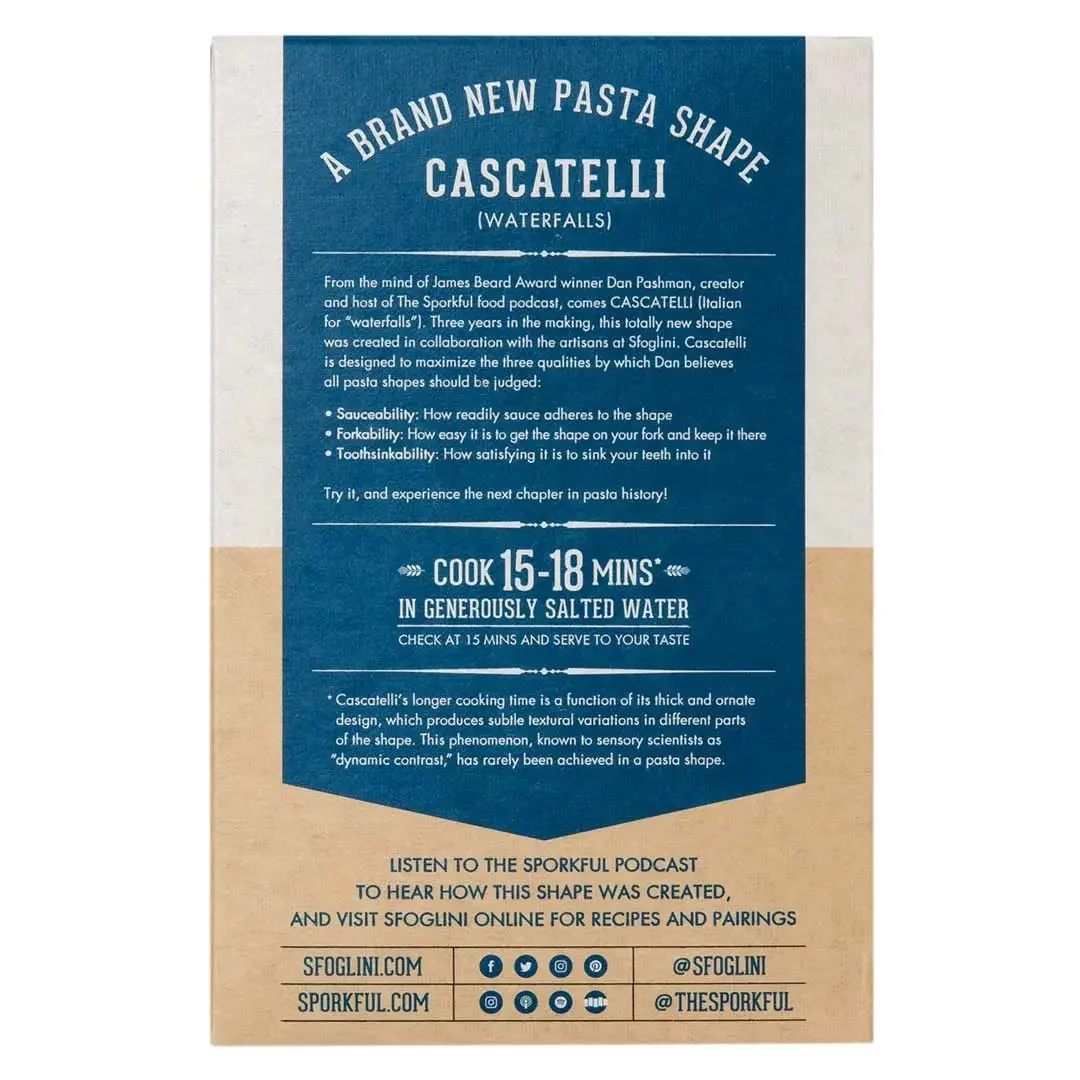 Sfoglini x Sporkful Cascatelli Pasta (454g) - Image 5