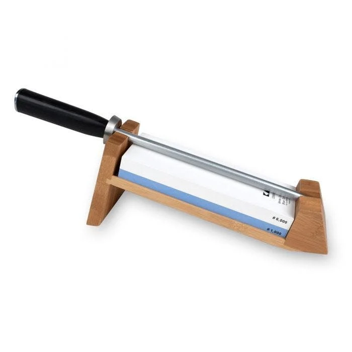 Shun 3pc Whetstone Sharpening System w Honing Steel