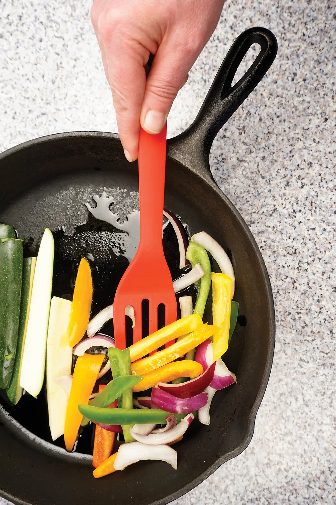 Silicone Fork - Red - Image 3