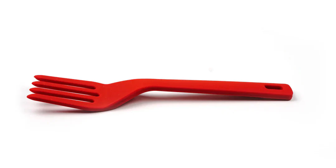 Silicone Fork - Red - Image 4