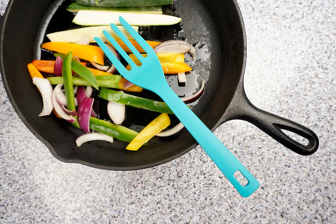Silicone Fork - Turquoise - Image 4