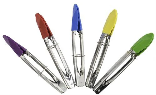 Silicone Mini Tongs - Assorted Colours - Image 2