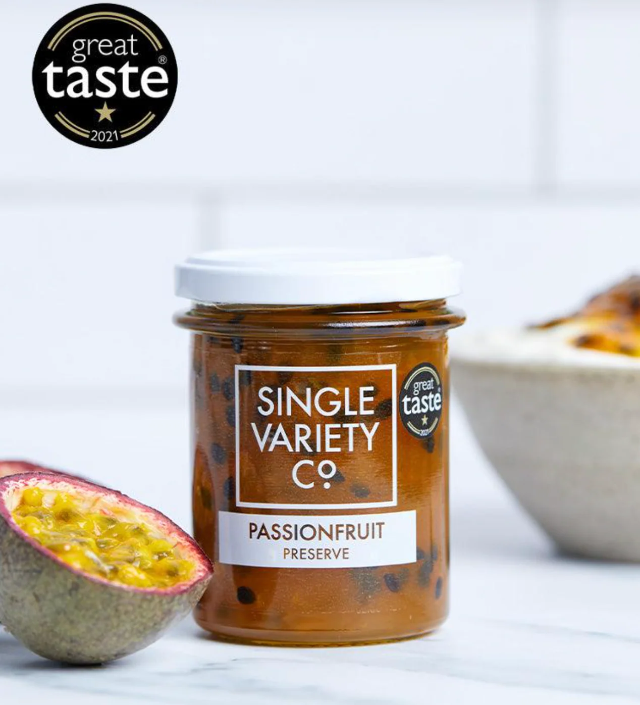 Single Variety Co. Passionfruit Preserve - 190ml - Image 2