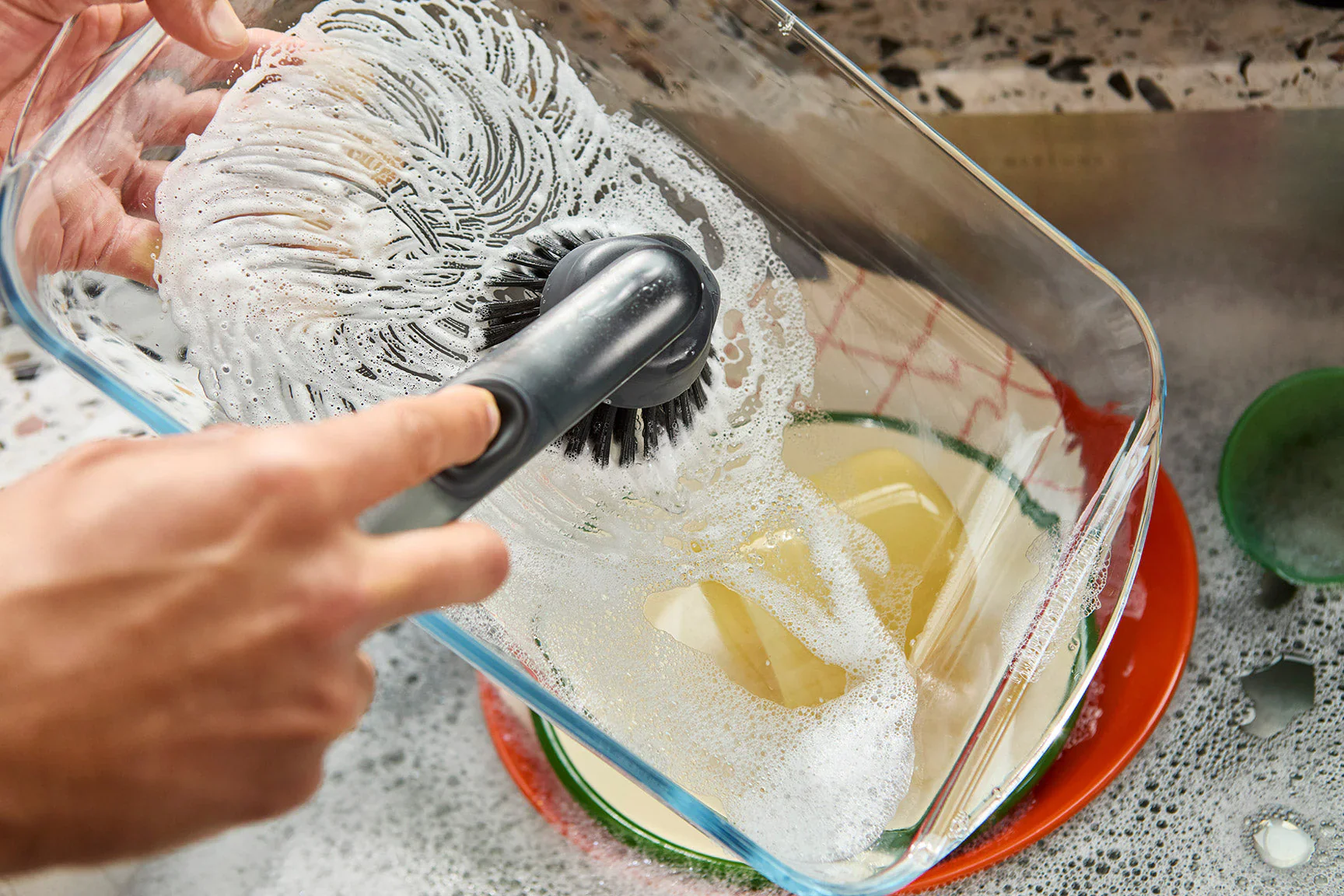 SinkTech™ Soap Dispensing Dish Brush & Stand - Joseph Joseph - Image 4