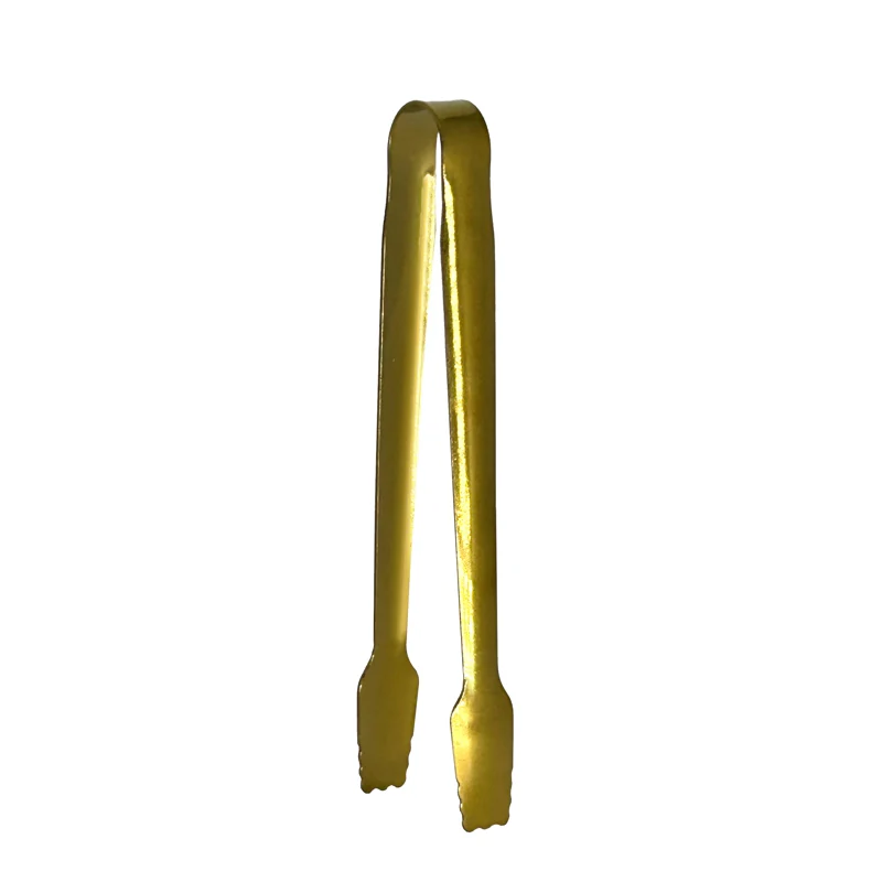Small Serving Tongs - Gold - Image 2