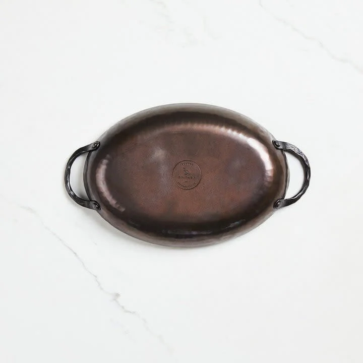 Smithey Carbon Steel Oval Roaster *Price includes $54 Tariff - Image 5