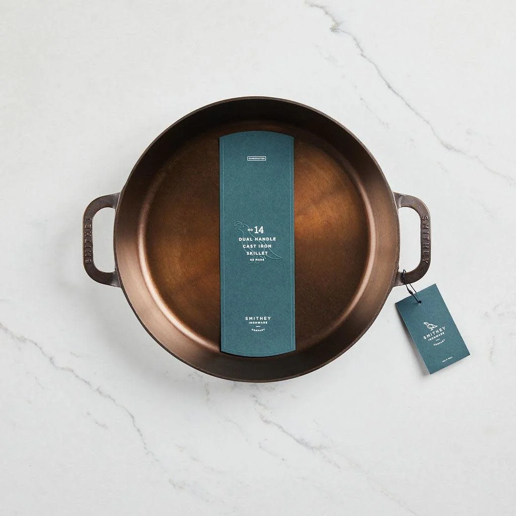 Smithey No. 14 Dual Handle Skillet - Image 6