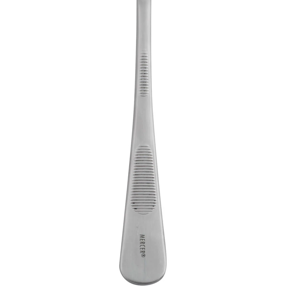 SS Solid Bowl Plating Spoon - 7" - Image 3
