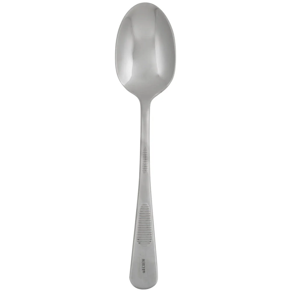 SS Solid Bowl Plating Spoon - 7" - Image 4