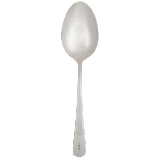 SS Solid Bowl Plating Spoon - 9" - Image 3
