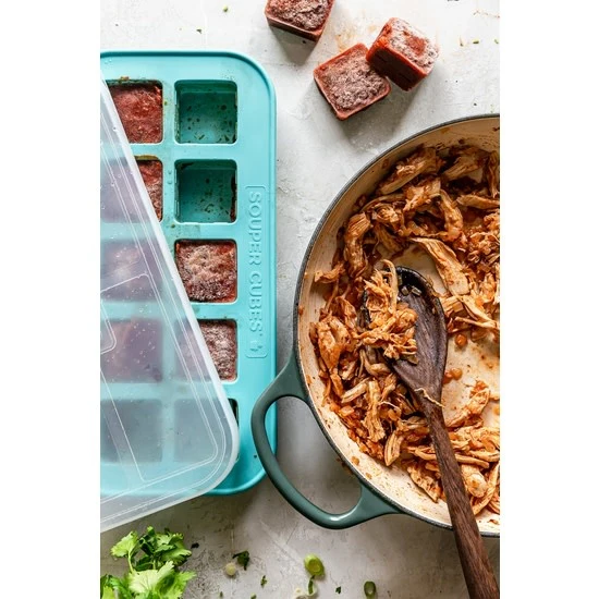 Souper Cubes 2 tbsp / 1oz Tray Aqua - Image 3
