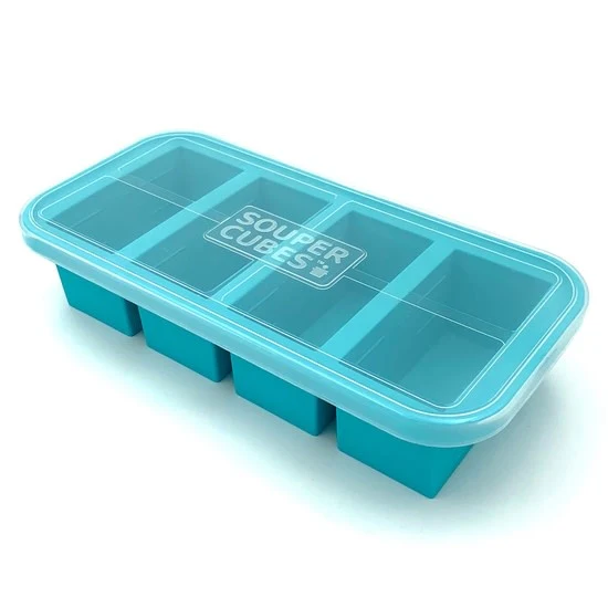 Souper Cubes Freezing Tray 1 Cup Aqua