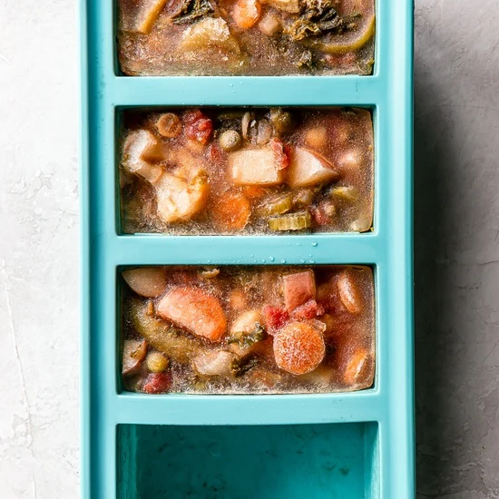Souper Cubes Freezing Tray 1 Cup Aqua - Image 3