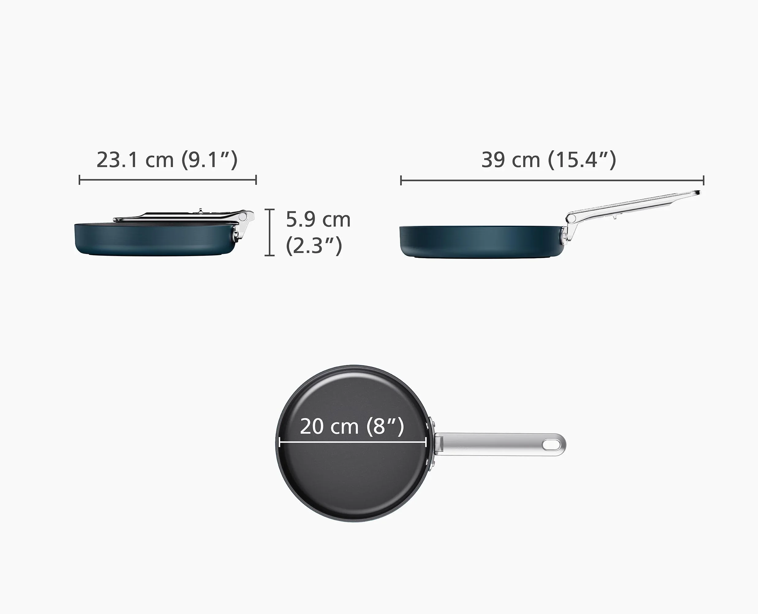 SPACE™ Frying Pan 20.5cm - Joseph Joseph - Image 6
