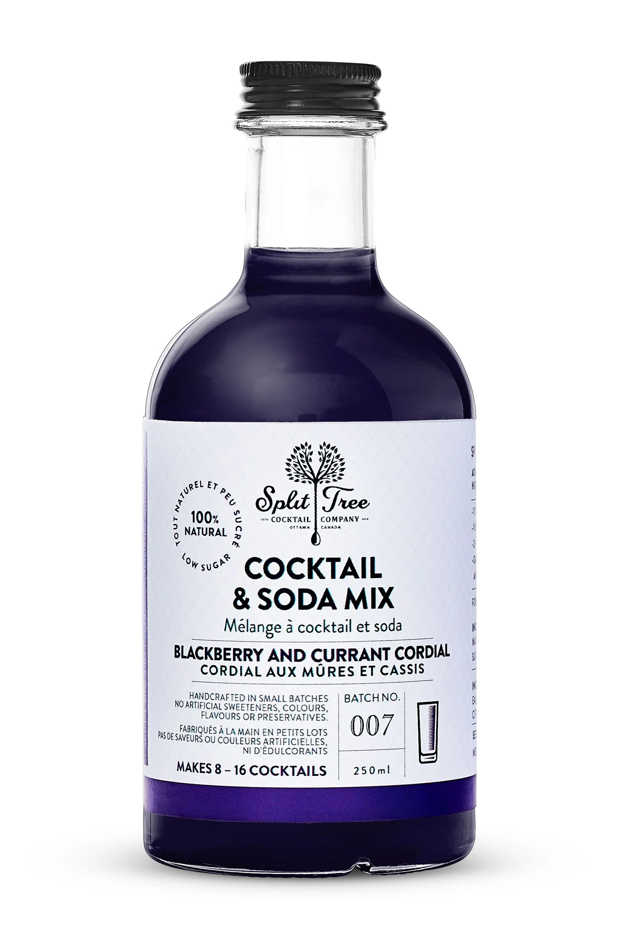 Split Tree Cocktail Co. Blackberry & Currant Cordial