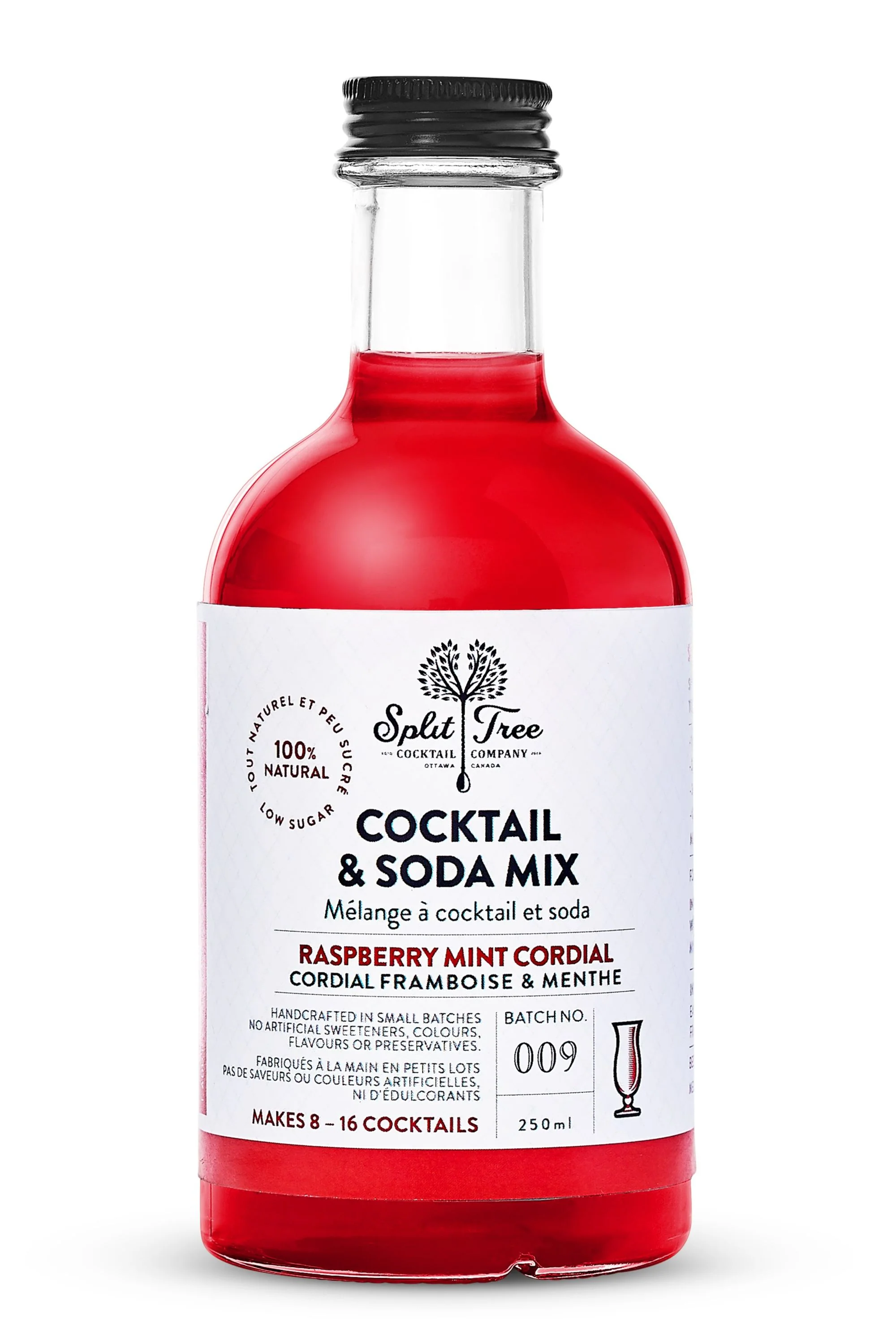 Split Tree Cocktail Co. Raspberry Mint Cordial