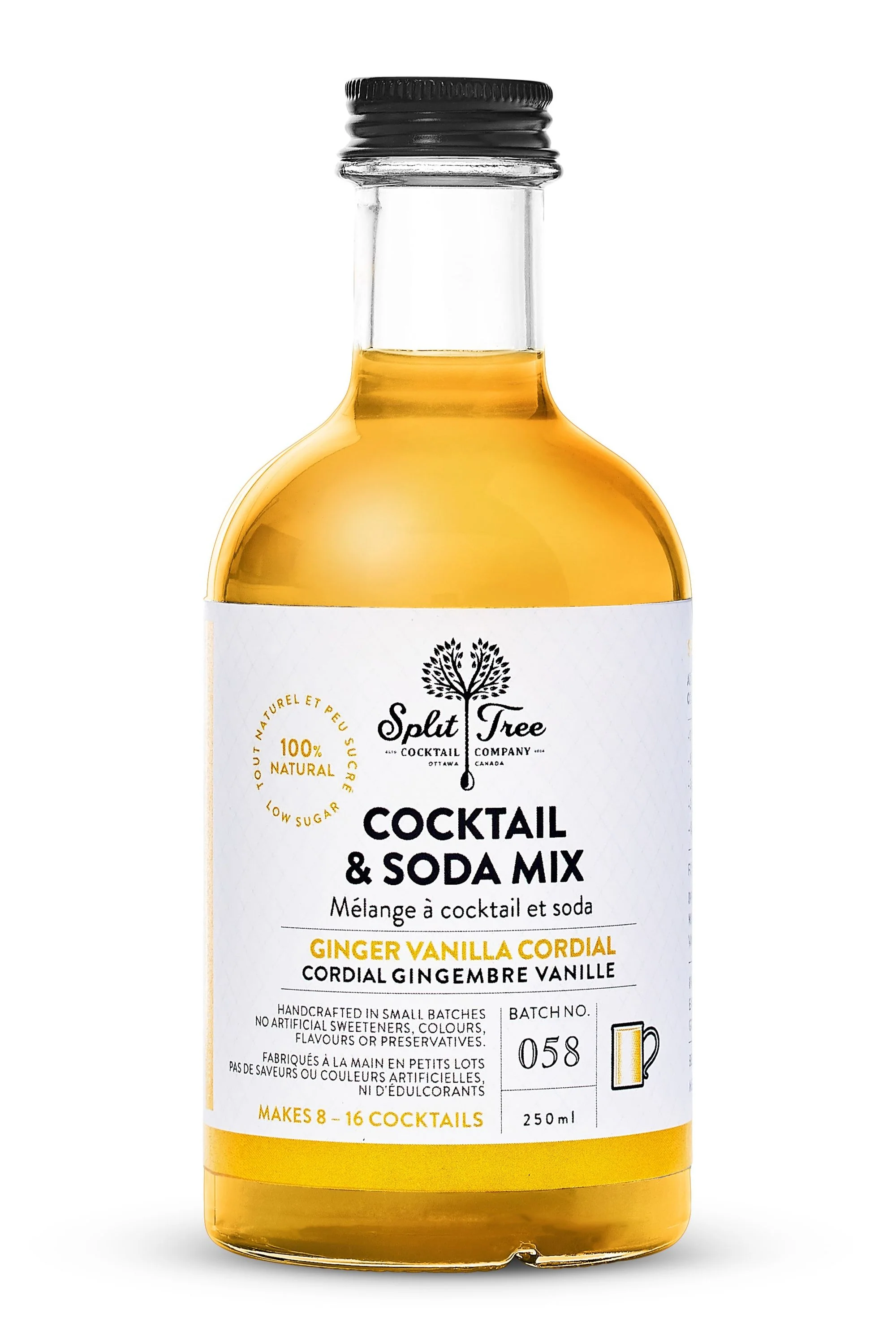 Split Tree Cocktail Co. Vanilla Ginger Syrup