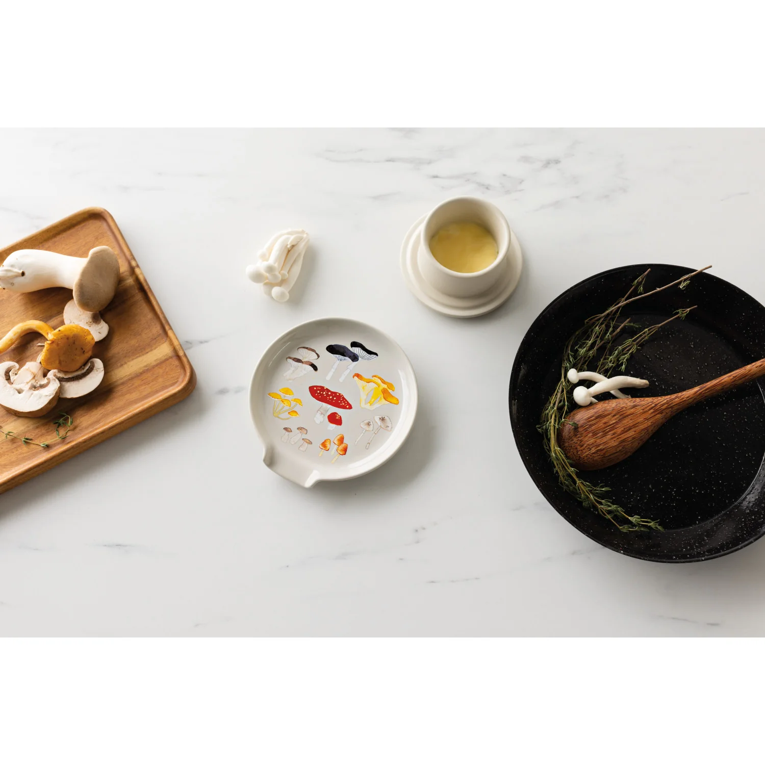 Spoon Rest - Field Mushrooms - Image 2