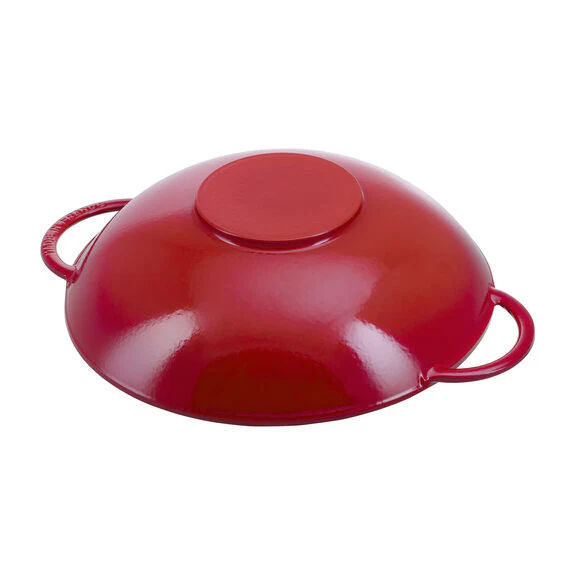 Staub Wok 14.5"/37cm Cherry 6qt - Image 4