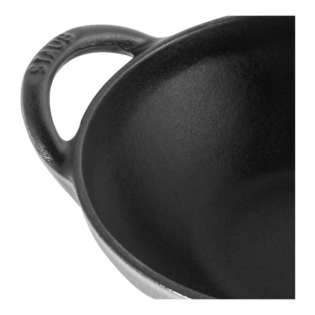 Staub Mini Wok 6.5"/16cm Mini Wok Graphite Grey *On Sale* - Image 2