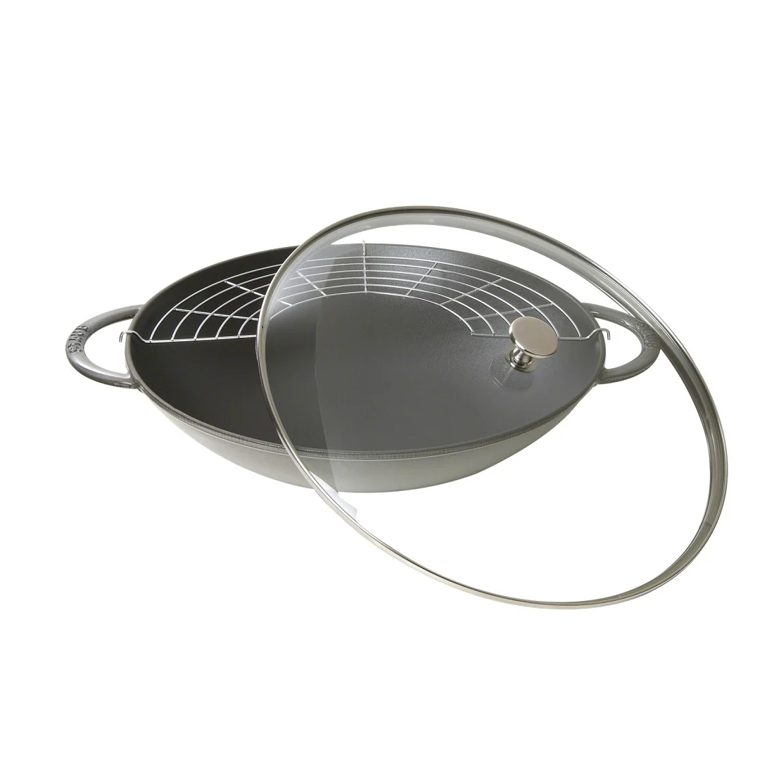 Staub Wok 14.5"/37cm Grey