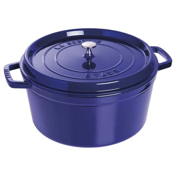 Staub 8.3L Round Cocotte - Blue