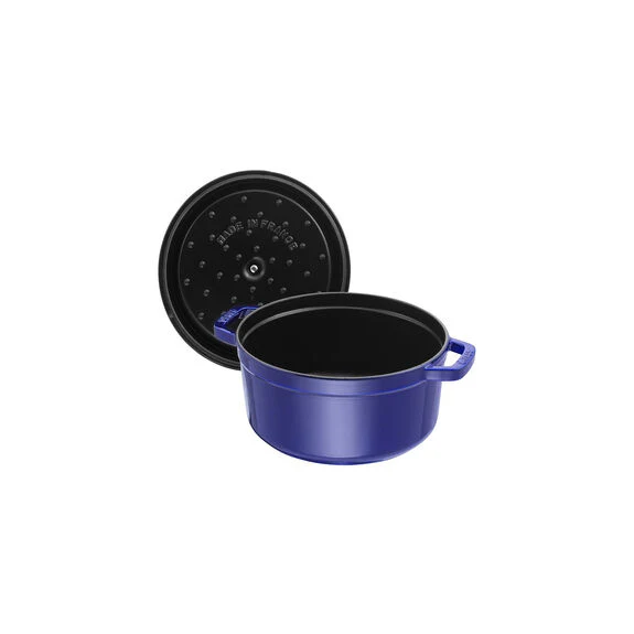 Staub 8.3L Round Cocotte - Blue - Image 3