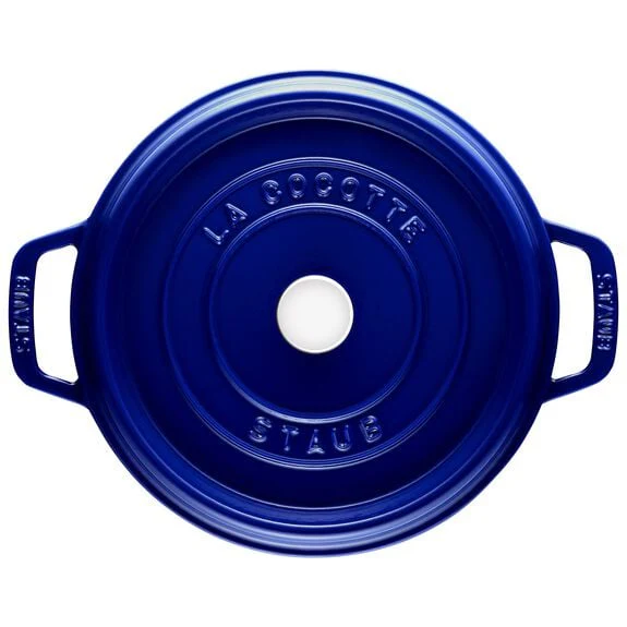 Staub 8.3L Round Cocotte - Blue - Image 4
