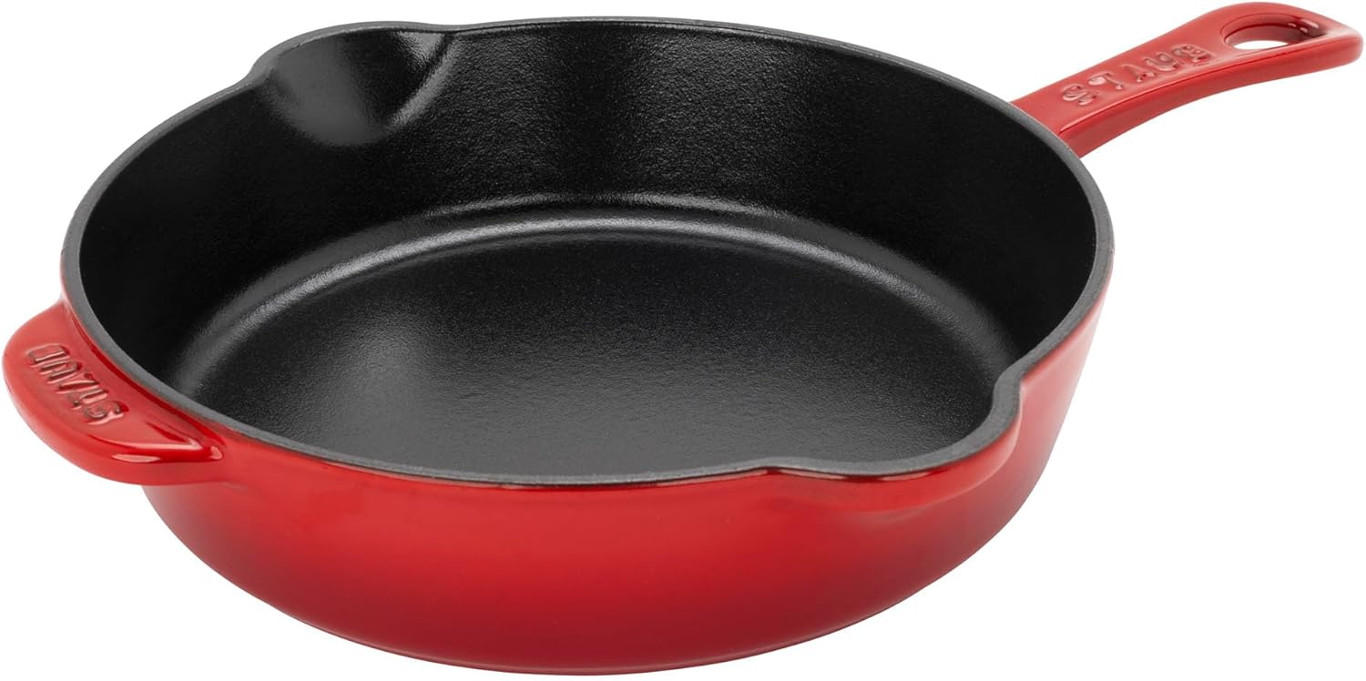 Staub 8.5"/22cm Traditional Deep Fry Pan Cherry *On Sale*