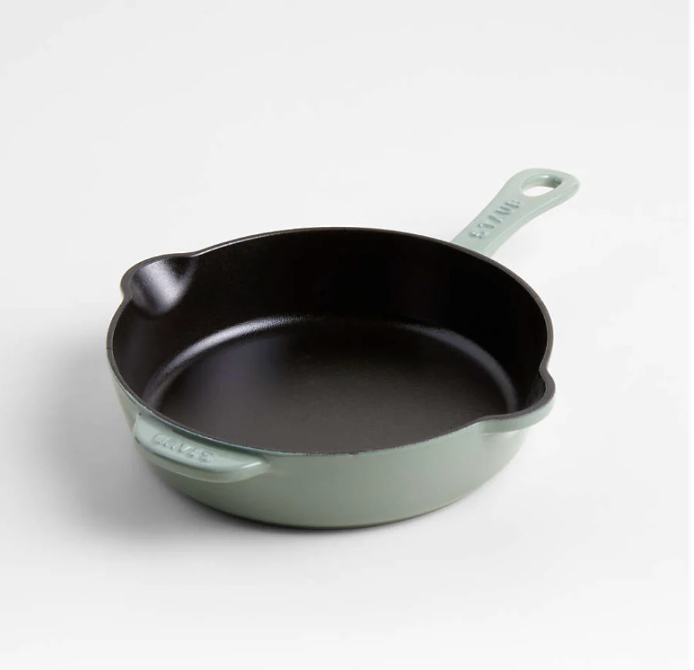 Staub 8.5"/22cm Traditional Deep Fry Pan Eucalyptus *b/o until early April 2026* *On Sale*