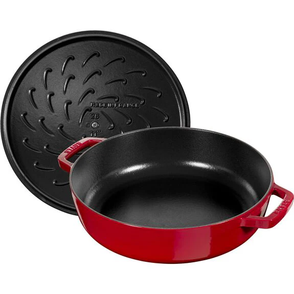 Staub Chistera 3.8L/4-Qt Cherry Braiser *On Sale* - Image 4